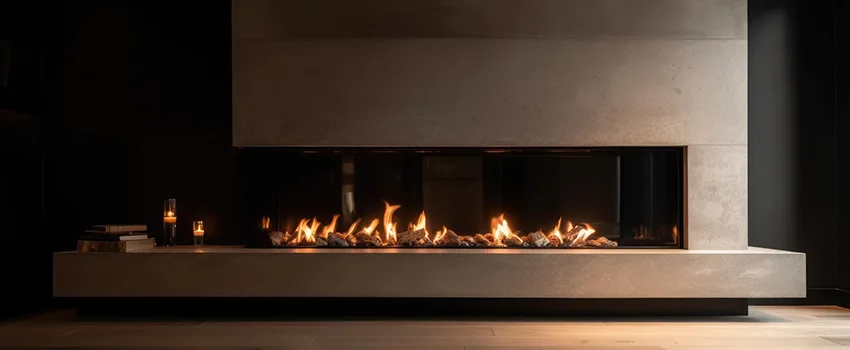 Gas Fireplace Ember Bed Design Services in Truckee, California