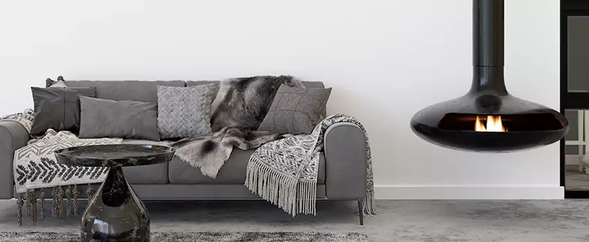 Circular Hanging Fireplace Installation Services in Truckee, CA