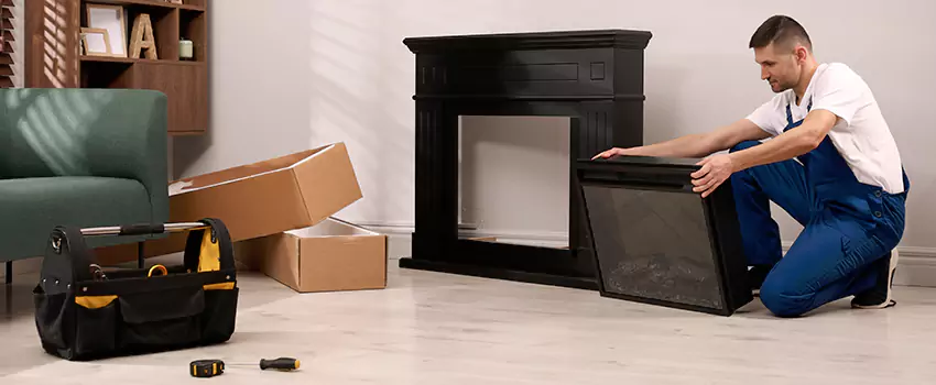 Old Rusted Metal Fireplace Repair And Replacement in Truckee, CA