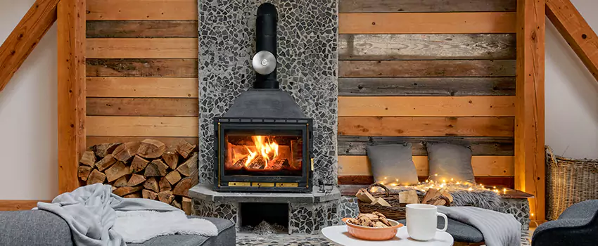 Thelin Hearth Products Direct Vent Gas Stove Fireplace Inspection in Truckee, California